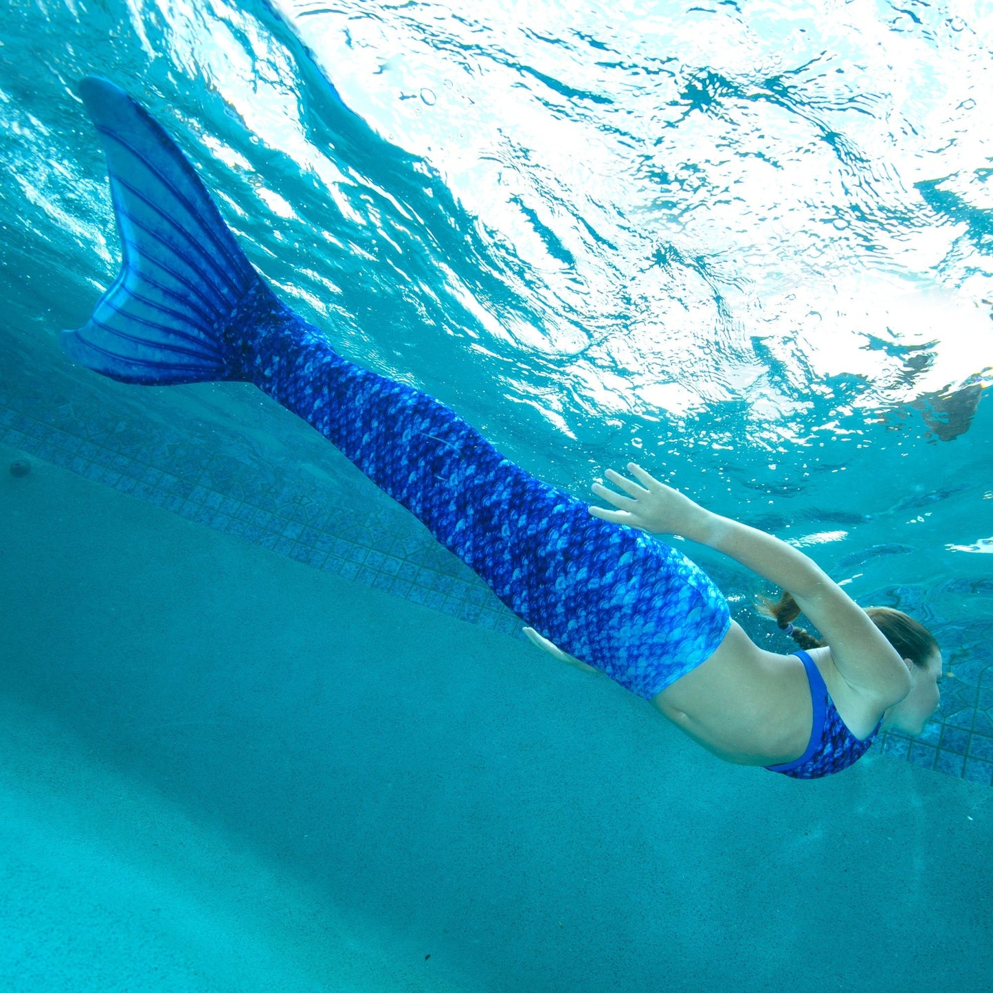 Arctic Blue Mermaid Tail - w/MF (Z)
