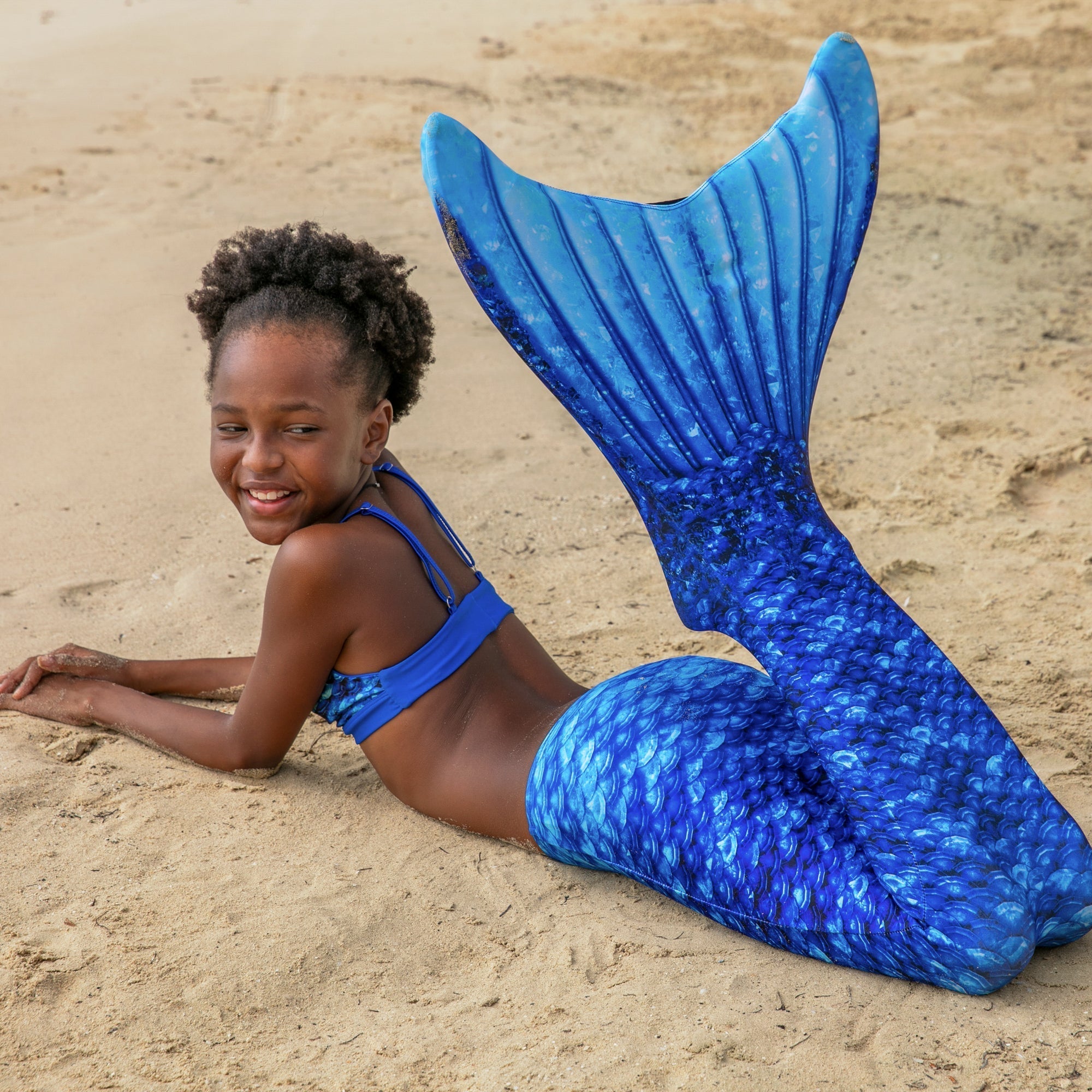 Blue Arctic ブルー mermaid TRN Mermaid Portal Retailer Fun Fin – (Z) Monofin with - Tail イヤホン