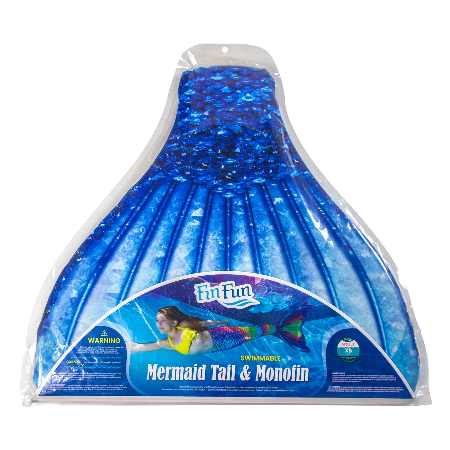 Arctic Blue Mermaid Tail - w/MF (Z)