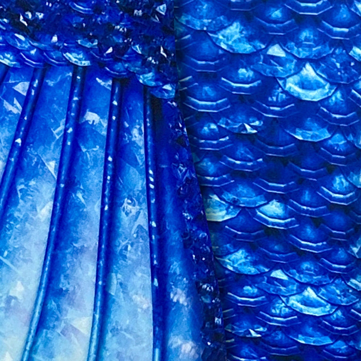 Arctic Blue Mermaid Tail - w/MF (Z)