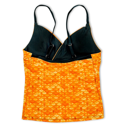 Girls Tropical Sunrise Tankini Top